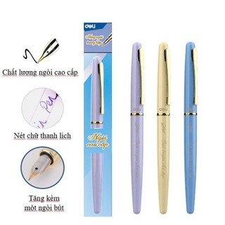 Bút máy Kim loại ngòi mài (kèm ngòi) DELI CQ898