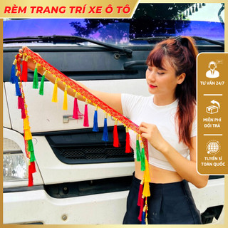Rèm trang trí xe ô tô nhiều màu sắc đủ kích thước cho các dòng xe