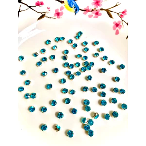 100 hạt đá chấu màu size 5mm