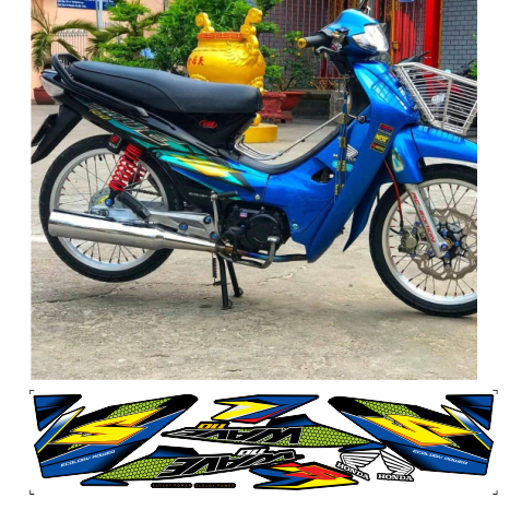 tem rời WAVE 100 cao cấp đa dạng màu sắc