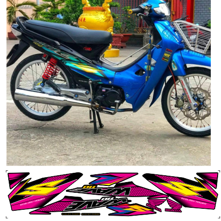 tem rời WAVE 100 cao cấp đa dạng màu sắc