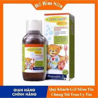 [ MUA 1 TẶNG 1 ] FITOBIMBI APPETITO GIÚP BÉ ĂN NGON, TIÊU HÓA KHỎE MẠNH NHẬP KHẨU