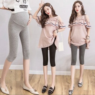 Quần bầu legging nỉ rip co dãn 4 chiều, có chun chỉnh bụng tiện lợi