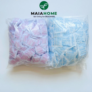 [BIG SALE] 1Kg Gói hút ẩm loại 1/2/3/5/10/20/50/100/500g Silicagel - gói hút ẩm,  khử mùi chống ẩm mốc