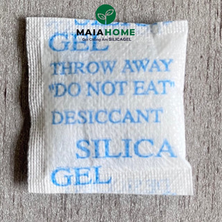 25 gói hút ẩm silicagel, gói hút ẩm cho giày dép, thực phẩm, chống ẩm mốc (Loại 1gr/túi)