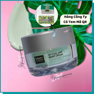 Kem Dưỡng Phục Hồi Hỗ Trợ Giảm Mụn & Trẻ Hóa - MartiDerm Platinum GF Vital Age Night Cream 50ml