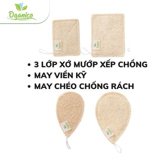 Miếng rửa bát / Miếing rửa chén xơ mướp tự nhiên Vi Lâm, Hàng vnxk, đủ loại, đủ kích cỡ MRCXM