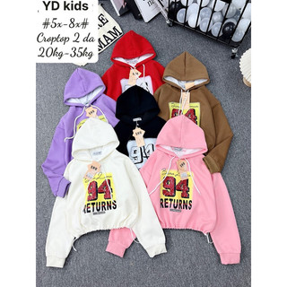 20-31kg áo có mũ số 94 chất nỉ hai da siêu đẹp, áo hoodie cho bé gái, áo có mũ cho bé gái