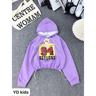 20-31kg áo có mũ số 94 chất nỉ hai da siêu đẹp, áo hoodie cho bé gái, áo có mũ cho bé gái