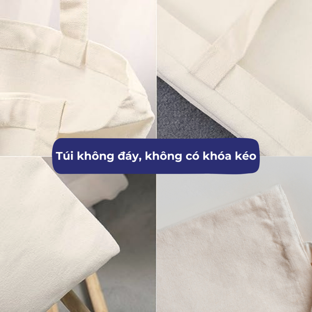 Túi tote vải canvas Goodore thiết kế BST Túi Bụi phong cách năng động cá tính