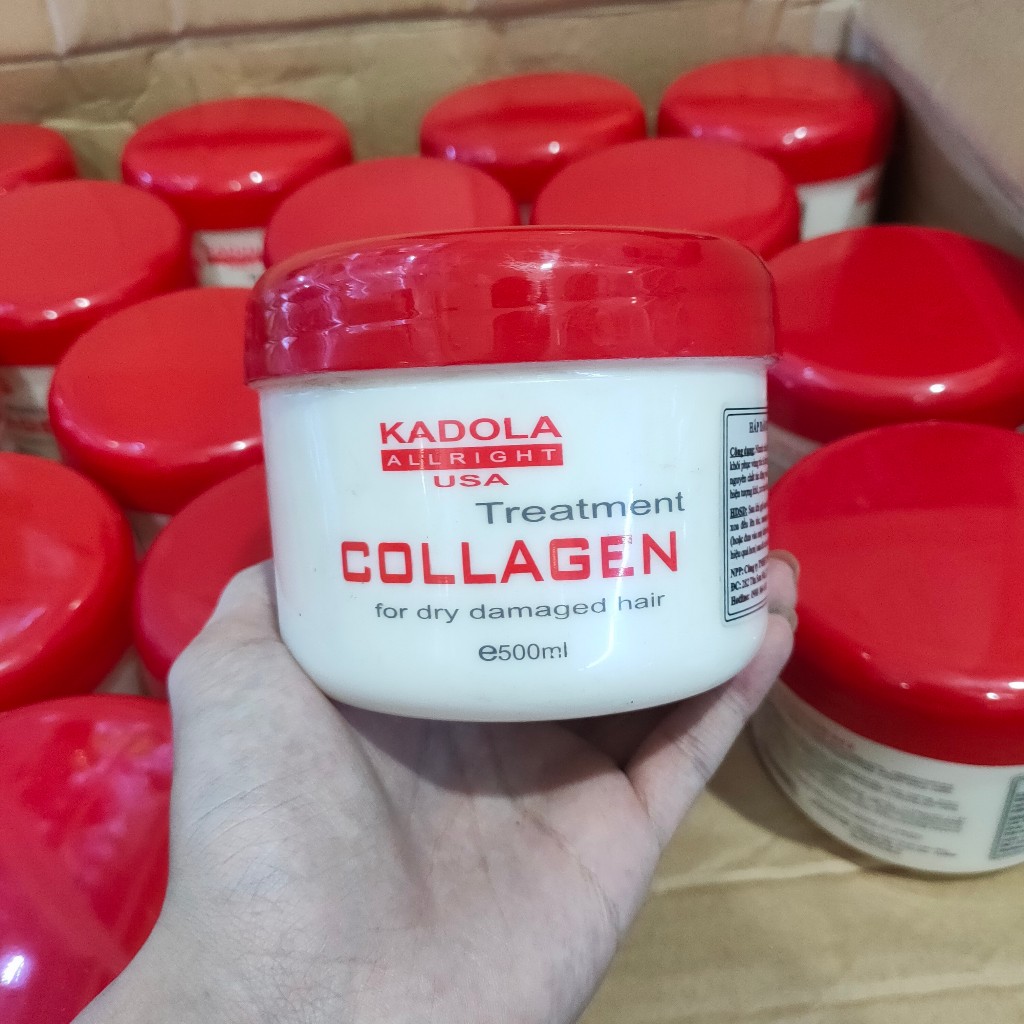 Hấp dầu dưỡng tóc KADOLA phục hồi tóc hư tổn Hấp dầu cấp tốc - Hấp dầu Collagen - Hấp dầu 7 phút