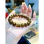 Vòng trầm hương INDO tròn đơn mix Charm trúc trụ mix và:ng 18 ka, Đẹp, Xịn và Phong cách.