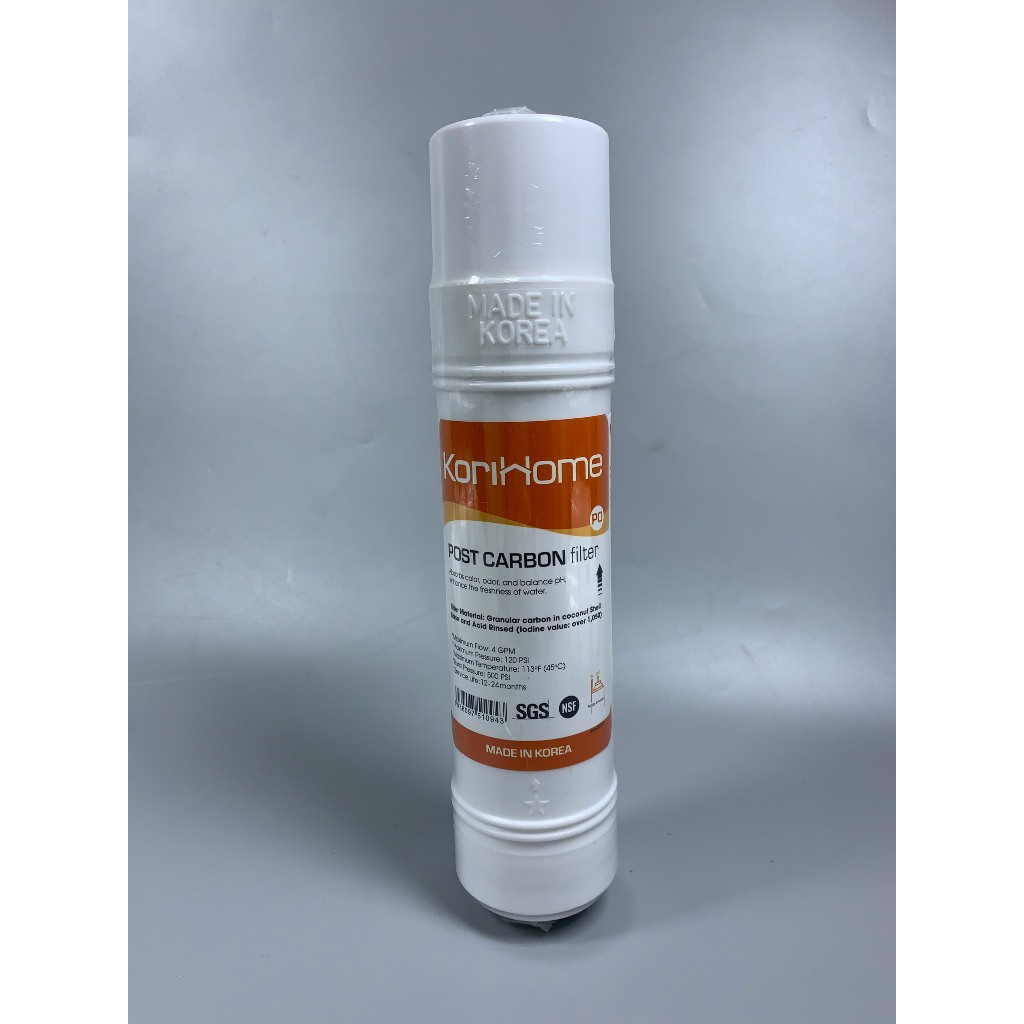 Lõi Lọc Chức Năng Post Carbon Korihome Than Hoạt Tính Dạng Cắm Nhanh Sản Xuất Tại Hàn Quốc - Dòng Cao Cấp Của Karofi