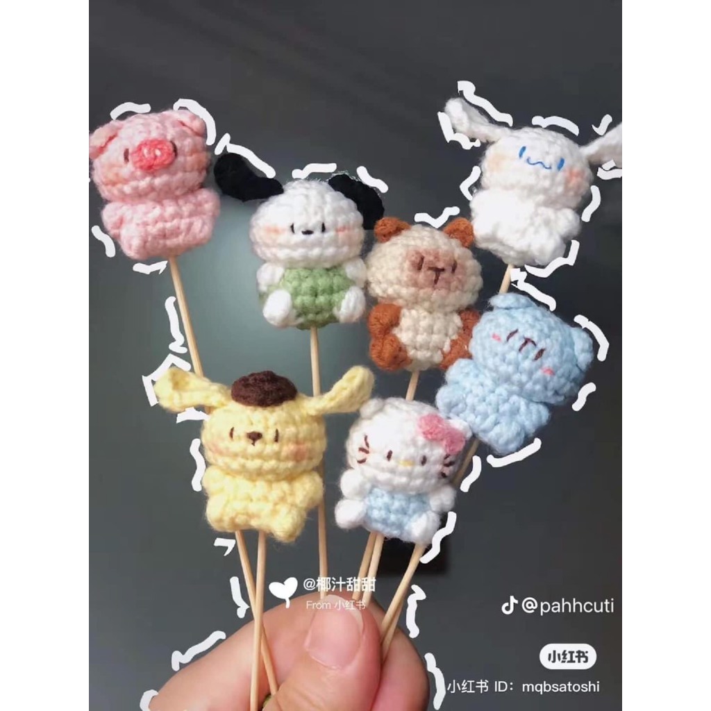 MÓC KHÓA LEN THÚ MINI | Shopee Việt Nam