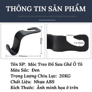 Móc Treo Đồ Ô Tô Móc Treo Đồ Ghế Sau Ô Tô Móc Treo Đồ Đa Năng Trên Ô Tô Nhỏ Gọn Tiện Lợi