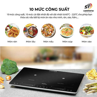 Bếp Từ Đôi Rommelsbacher CT 3420/IN Made In Germany, 2 vùng nấu cao cấp GermanySnT HCM 40008