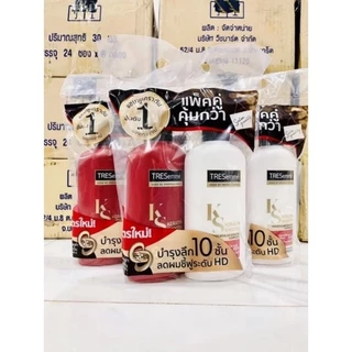 (combo 2chai) Cặp Dầu Gội+ Dầu xả Tóc TRESEMME 370ml Hàng Thái Lan mẫu mới