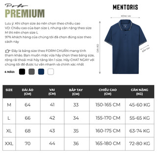 Áo Thun Polo Nam Cao Cấp Mentoris Thấm Hút Cực Tốt, Sang Trọng Lịch Lãm, Mẫu Mới Nhất  MPL31