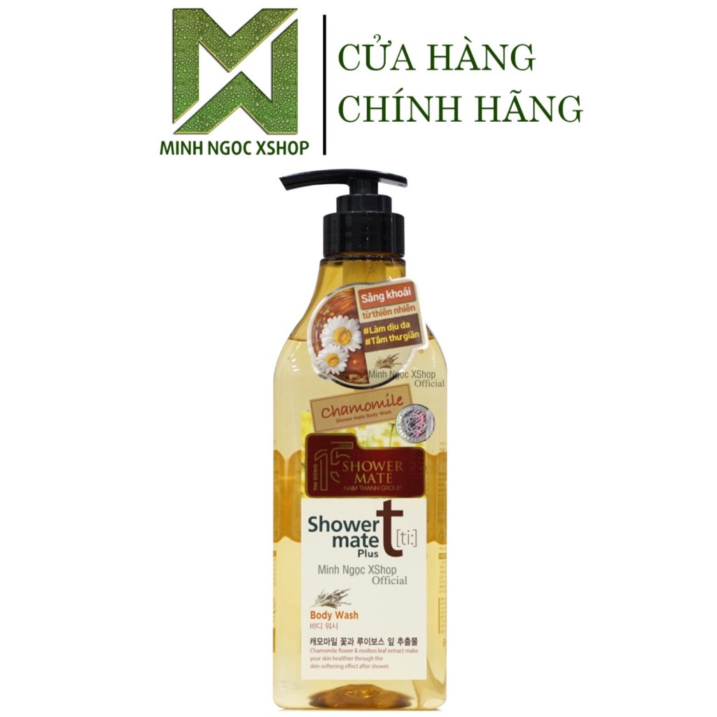 Sữa tắm cao cấp Hàn Quốc Shower Mate Chamomile tinh chất hoa cúc làm ...