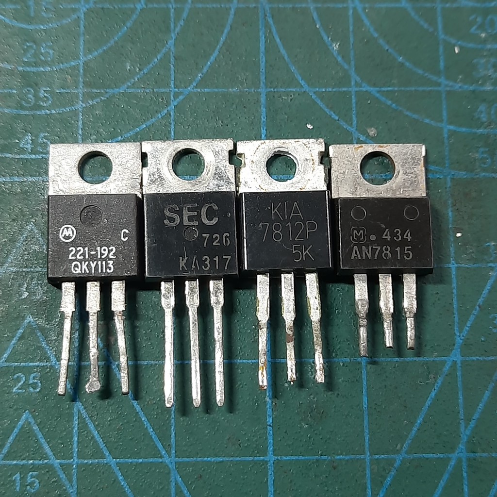 Voltage Regulator 221-192 NTE967 (7912) 1A -12V; KA317 KA317/LM317 1.5A ...