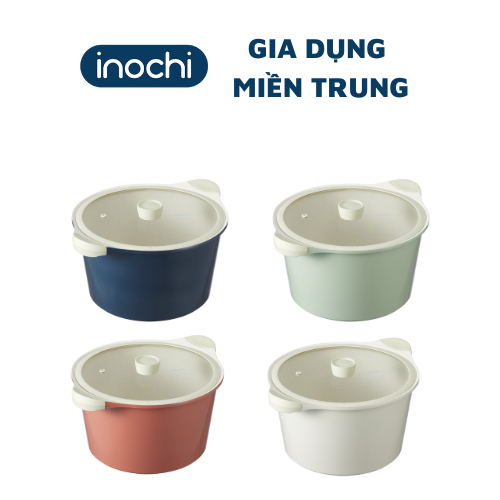 Nồi vân đá Omi Simple nhiều size 20cm, 24cm và 28cm (thương hiệu Inochi)
