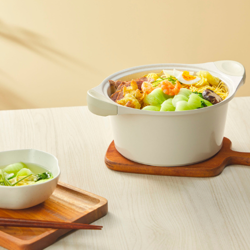 Nồi vân đá Omi Simple nhiều size 20cm, 24cm và 28cm (thương hiệu Inochi)