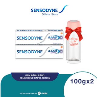 Bộ 2 Kem đánh răng Sensodyne Rapid Action 100g giúp giảm ê buốt nhanh