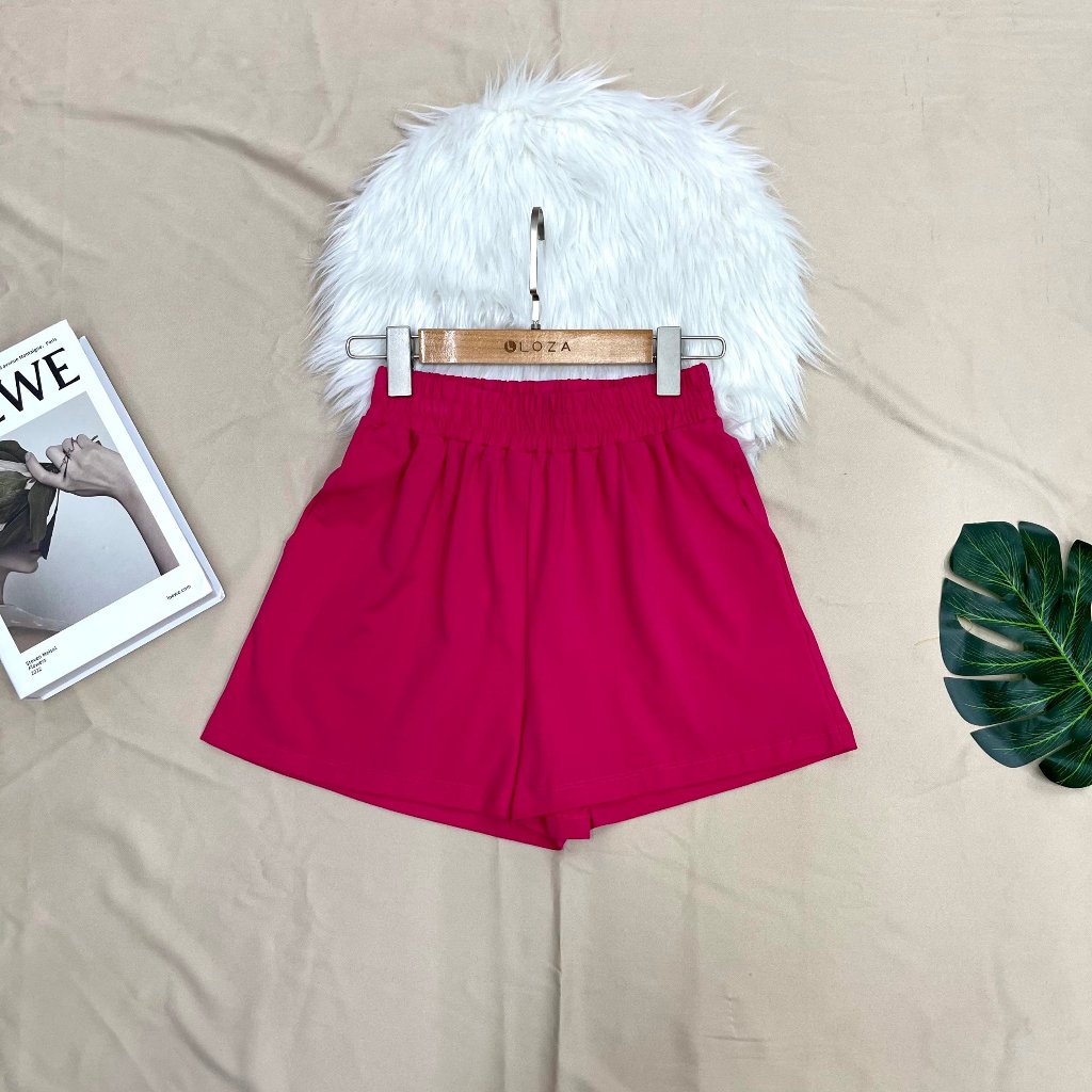 Ảnh Quần đùi nữ mặc nhà - Quần đùi thun cotton cạp chun - LOZA QT7002 3