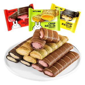 bánh quế cuộn 1 gói 20gr sẵn hàng 4 vị