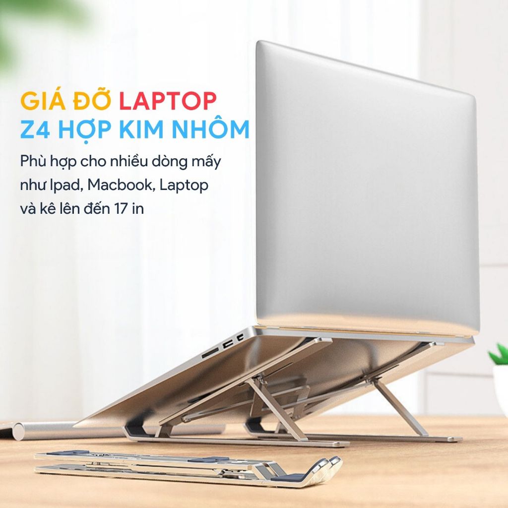 Ô - Giá Đỡ Laptop Kim Loại Nhôm 16Inch