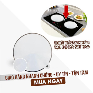 Miếng lót bếp từ Proki làm bằng cao cấp chống trầy xước mặt kính bếp, chịu lực, giữ vệ sinh, chống cháy xoong nồi