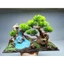 Tiểu cảnh " Cây Bonsai kết hợp thác nước " Dành cho bể cá cảnh, bể thủy sinh kích thước 35 đến 50 cm