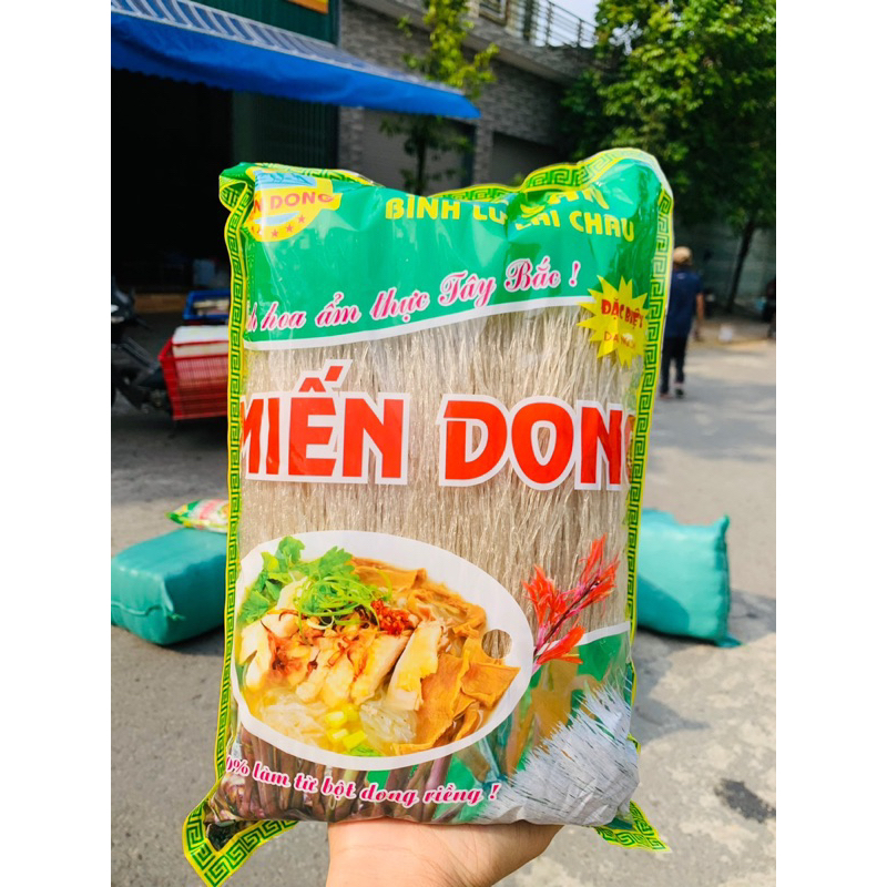 Miến Dong Bình Lư Lai Châu Không Tẩy Trắng Dai Ngon từ củ dong làm miến chuẩn đặc sản miền Tây Bắc