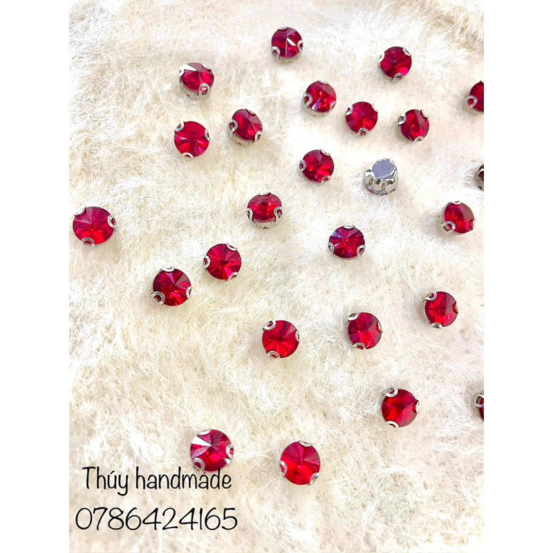 Set 50 hạt đá chấu 8mm