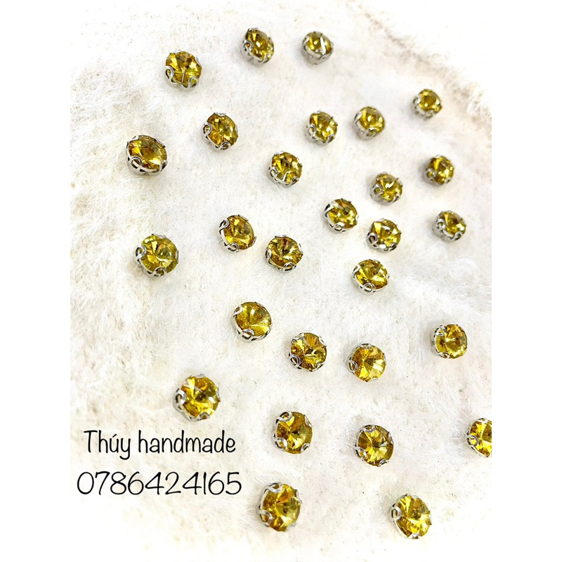 Set 50 hạt đá chấu 8mm