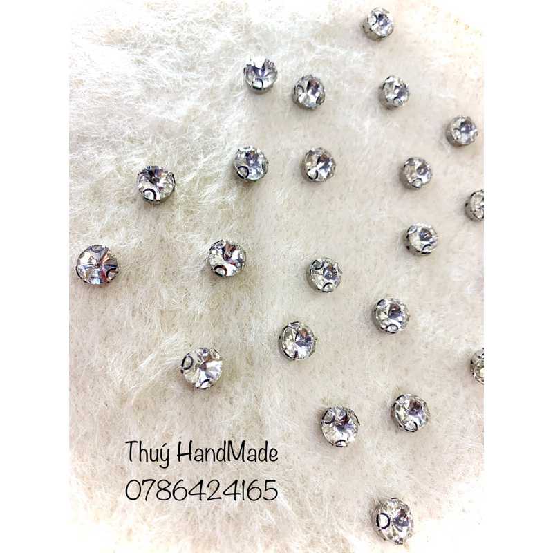 Set 50 hạt đá chấu 8mm