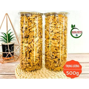 Nhân Óc Chó Vàng Mỹ, Hạt Óc Chó đã tách vỏ [HŨ 500G] Nhân óc chó Giàu Dinh Dưỡng Làm Sữa Hạt Tốt Cho Sức khỏe, bầu -OCN