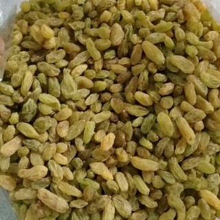 Nho xanh sấy khô không đường, nho khô xanh ninh thuận hàng loại 1 sấy khô tự nhiên hộp 500g -NXK