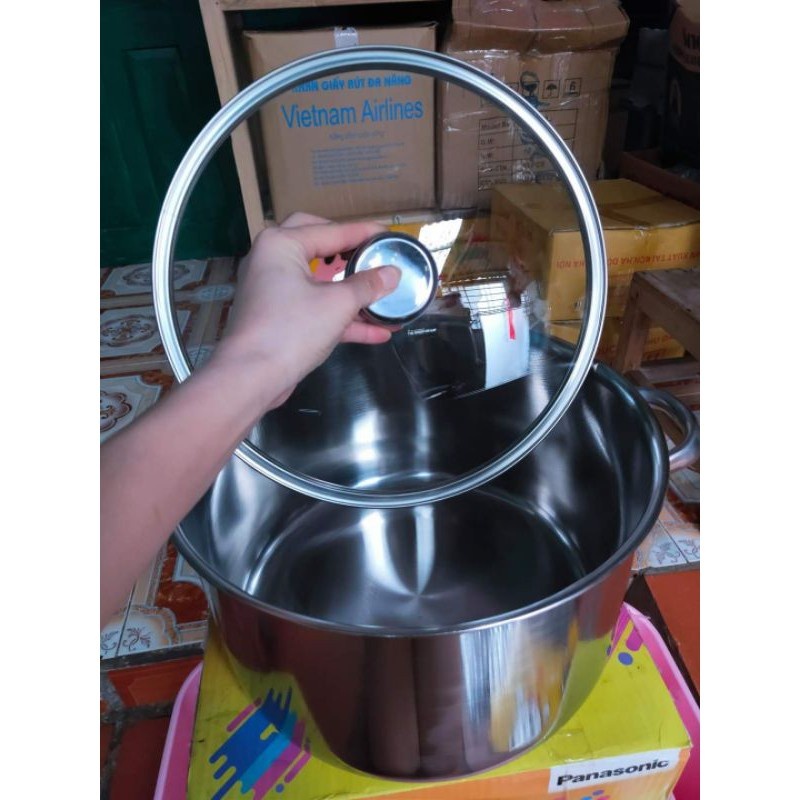 NỒI LUỘC GÀ INOX CAO CẤP  PANASONIC SZ 30CM, NỒI ĐA NĂNG | BigBuy360 - bigbuy360.vn