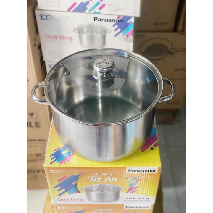 NỒI LUỘC GÀ INOX CAO CẤP  PANASONIC SZ 30CM, NỒI ĐA NĂNG | BigBuy360 - bigbuy360.vn