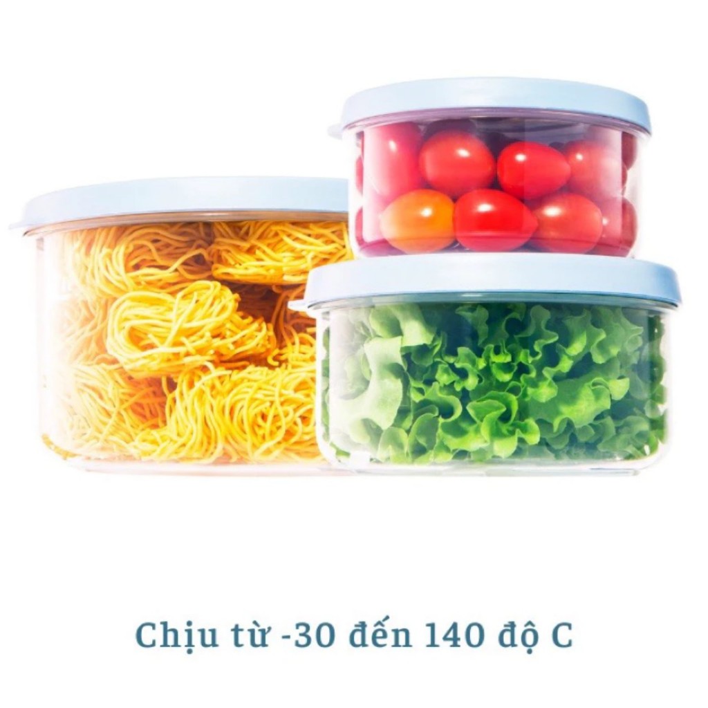 Hộp thực phẩm Inochi 1000ml nhựa nguyên sinh cao cấp an toàn cho sức ...