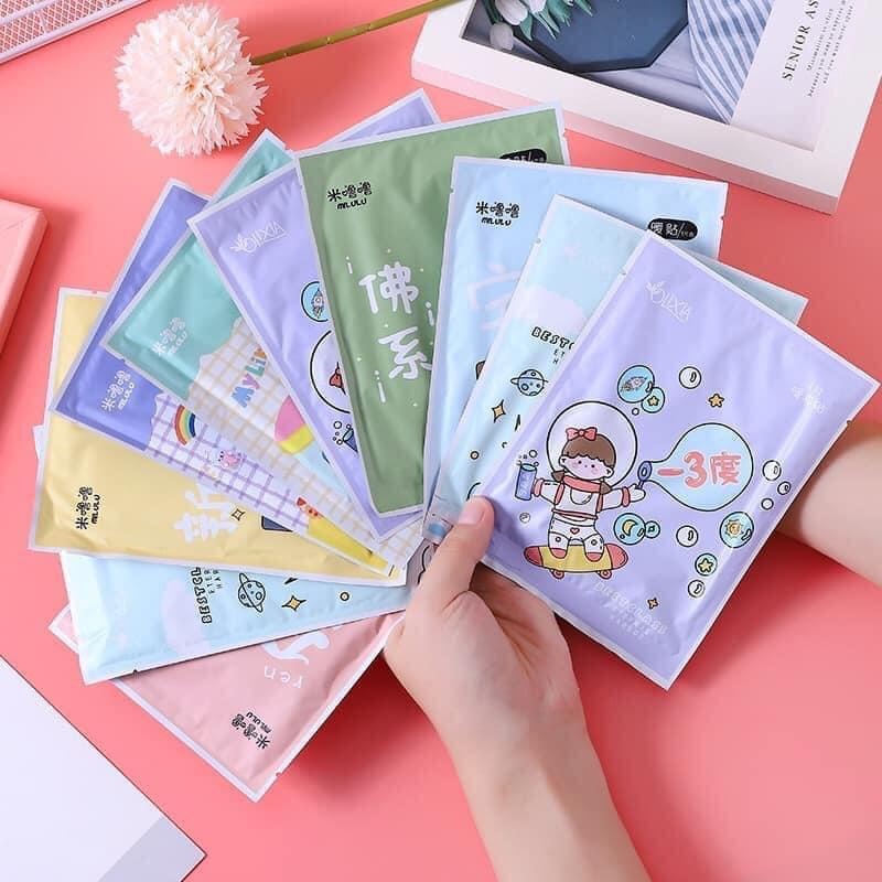 Túi 10 miếng dán giữ nhiệt làm ấm cơ thể QA HAPPY LIFE giảm đau bụng kinh, đau mỏi vai, giữ ấm lâu an toàn