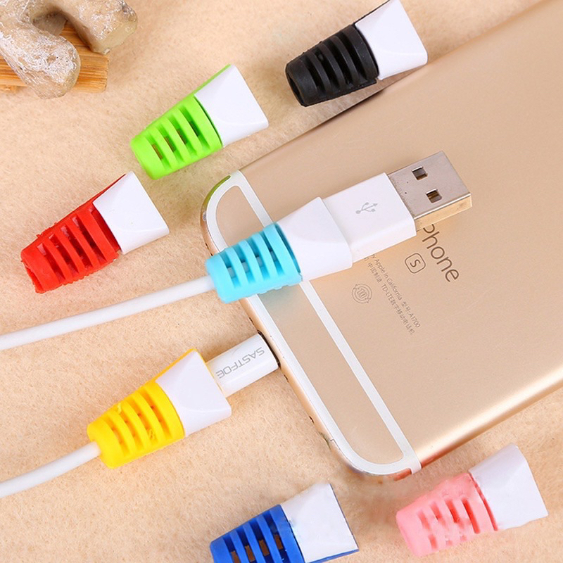 Bộ 2 Nút Bảo Vệ Chống Đứt Gãy Cáp Sạc IPHONE/XIAOMI/REDMI/OPPO/SAMSUNG/REALME