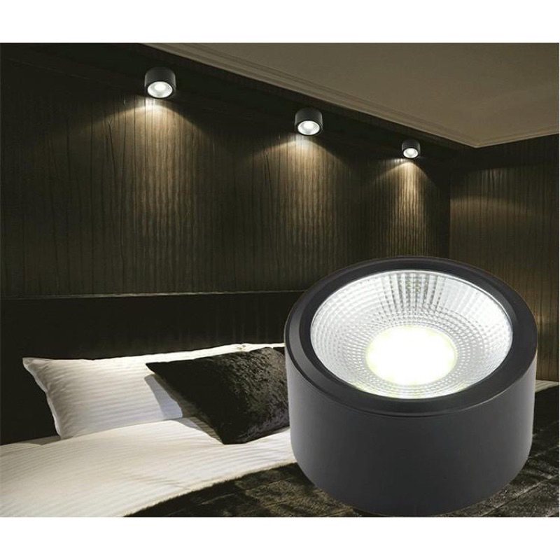 Đèn Led Cao Cấp Ống Bơ ( Đèn Lon) 7w phi 90 3 màu, 12w phi 110 3 màu