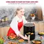 Nồi chiên không dầu 5.5L nhập khẩu FujiHome tự ngắt công suất 1500W, nồi chiên cơ chống dính cao cấp tặng kẹp gắp Inox