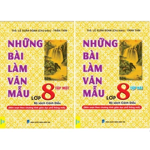 Sách - Combo 2 cuốn Những Bài Làm Văn Mẫu Lớp 8 - Cánh Diều - ndbooks