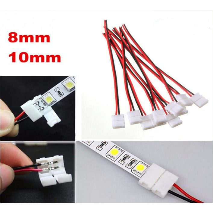 Đầu kẹp led dán 8mm led 10mm | Shopee Việt Nam