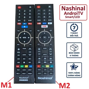 Điều khiển tivi Nashinal chính hãng các dòng Androi TV LED/Smart, Remote tv nashinal - Hàng mới 100%, Tặng kèm pin