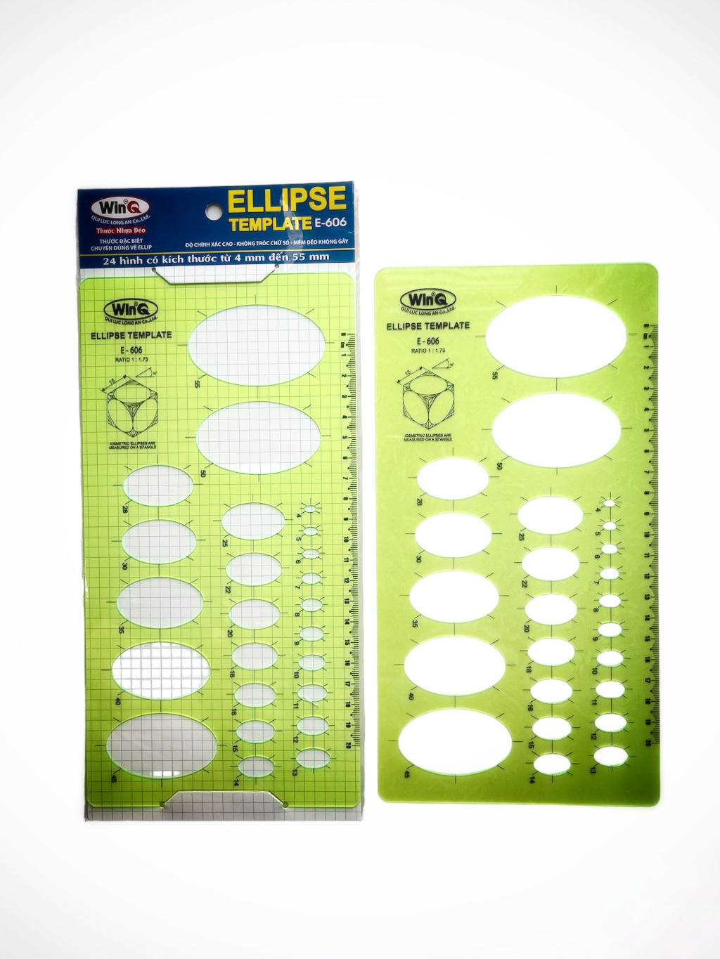 Thước Elip Vẽ Kỹ Thuật WinQ E606 - Ellipse Template Ruler | Shopee Việt Nam