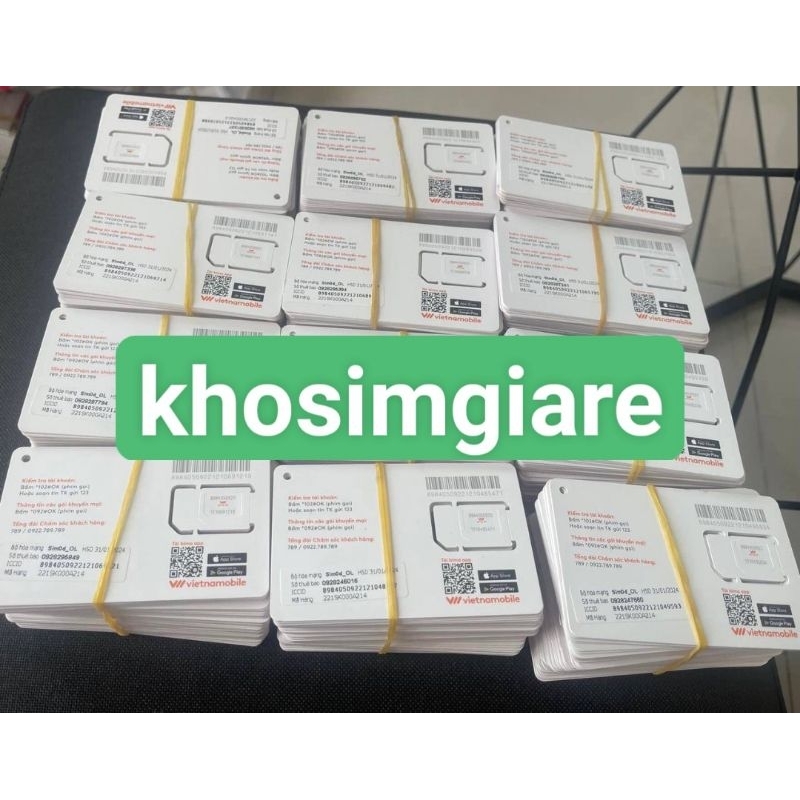 COMBO SIM VIETNAMOBILE HẠN DÀI NGHE GỌI, NHẬN OTP TẠO CÁC LOẠI TÀI ...